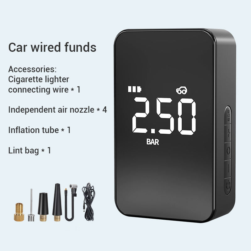 Wireless intelligent on-board inflator pump, small portable design by My Store