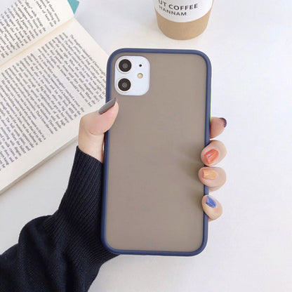 Frosted silicone phone case with a smooth matte finish and protective fit