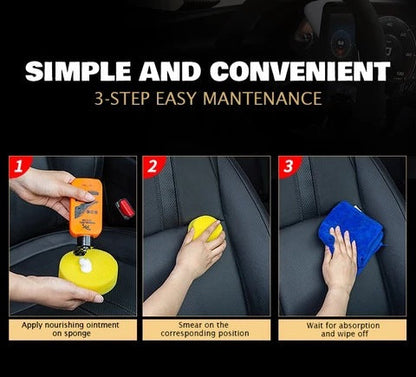 Cleaning paste in a tub for removing dirt and grime from household surfaces