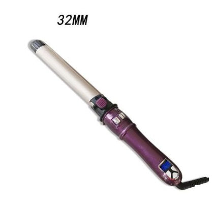 Automatic ceramic electric curling iron by My Store, shown in black with a cylindrical barrel and control buttons