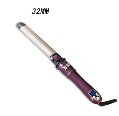 Automatic ceramic electric curling iron by My Store, shown in black with a cylindrical barrel and control buttons