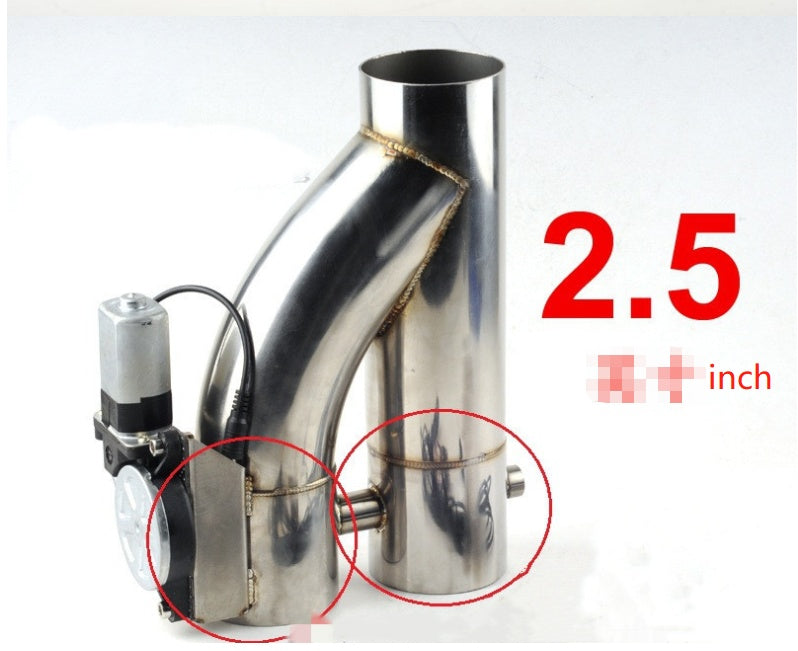 Universal Y-type exhaust valve sound wave remote control – black automotive exhaust valve controller