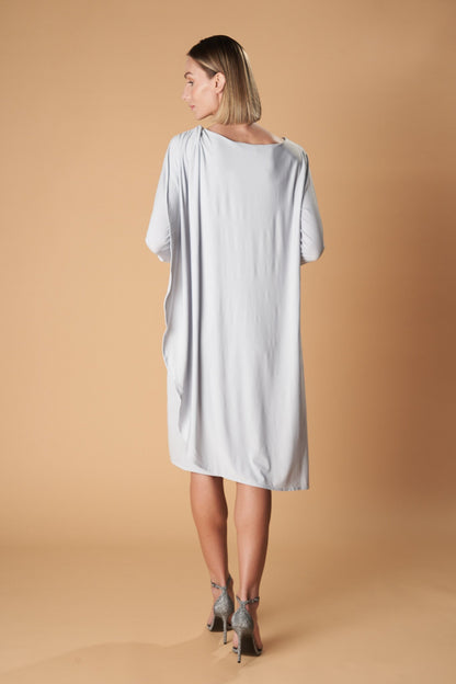 Ceylan Bcn lady multicolored dress with floral pattern, lightweight fabric, and stylish fit for casual or semi-formal occasions.