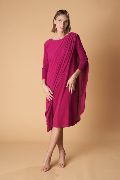 Ceylan Bcn lady multidress in vibrant fabric, showcasing a stylish, versatile dress with elegant design and comfortable fit.