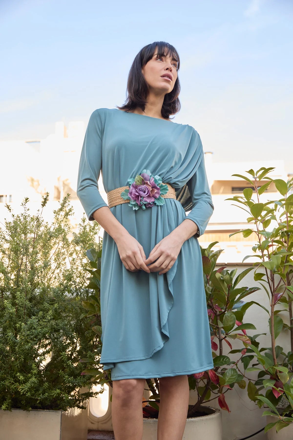 Ceylan Bcn Lady Multidress in vibrant fabric, featuring a stylish, versatile design perfect for casual or semi-formal wear.