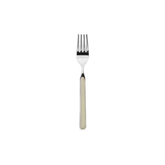 Mepra Fantasia salad fork with turtle-dove design, 6.9 inches, stainless steel, elegant cutlery for dining.