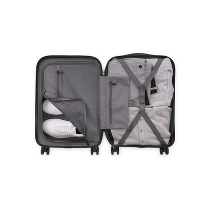 Dark blue Bugatti Collections Mecca 2-piece luggage set with hard shells and telescopic handles on a plain background.