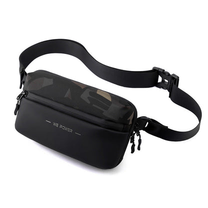 Wautton small fanny pack waist bag for women and men, stylish crossbody belt bag ideal for hiking, running, travel, and walking.