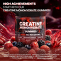 BACKUPMYFILESNOW® Muscle Boost Gummies with colorful gummy shapes and vibrant fruit flavors in a clear container.