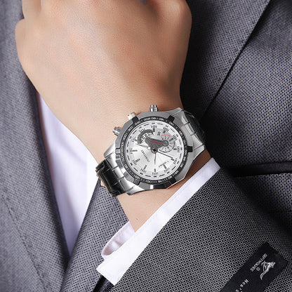 Non-mechanical calendar business watch for men with classic design by My Store