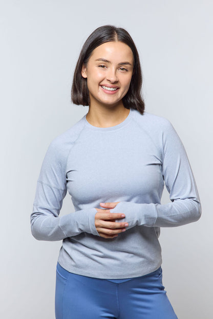 Goal Five Foudy 2.0 women's long sleeve athletic training top, fitted design in breathable fabric, ideal for workout sessions