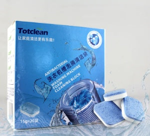 Washing machine tub bomb cleaner tablet for cleaning and freshening washer interiors