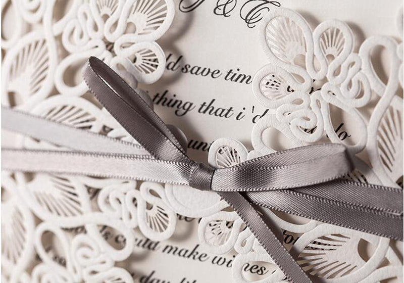 Personalized custom invitation card with elegant design and customizable text