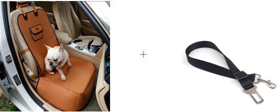 Retro dual-purpose pet car mat front seat cushion for dogs and cats