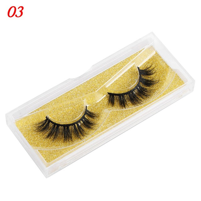 25mm wispy fluffy mink eyelashes, false lashes with a soft, voluminous appearance