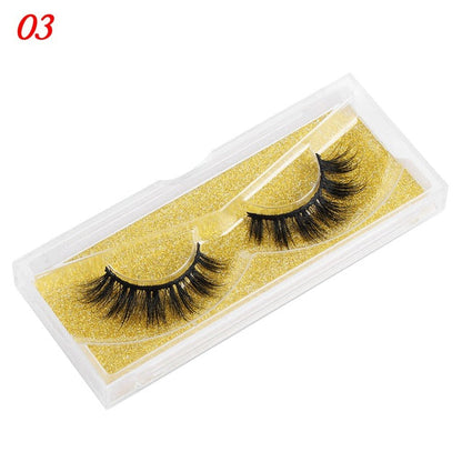 25mm wispy fluffy mink eyelashes, false lashes with a soft, voluminous appearance