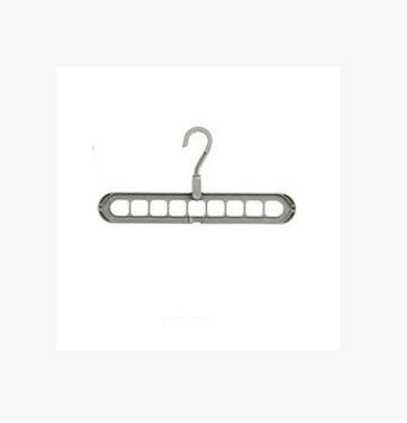 Plastic clothes hanger with storage hook for hanging garments, My Store brand