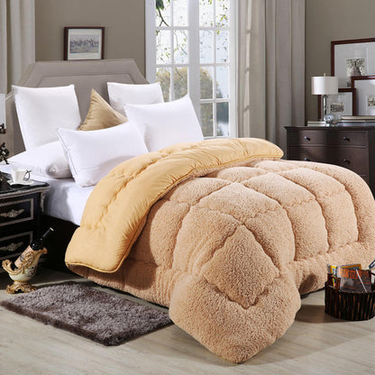 Gray cashmere blanket with a soft, textured weave displayed flat