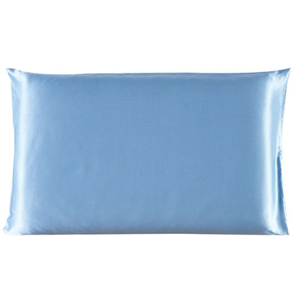 Satin solid color simulation silk single pillowcase, ice silk pillowcase by My Store