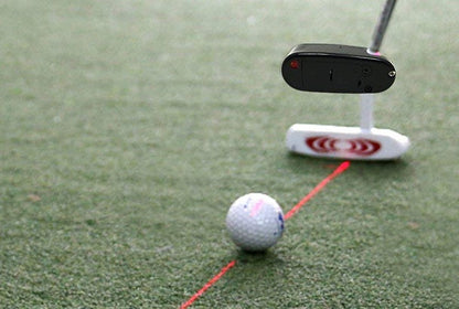 Putter laser pointer by My Store shown in a compact design for golf putting alignment