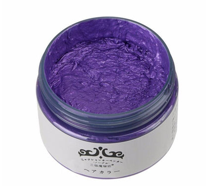 Hair color wax jar by My Store for temporary hair styling and coloring