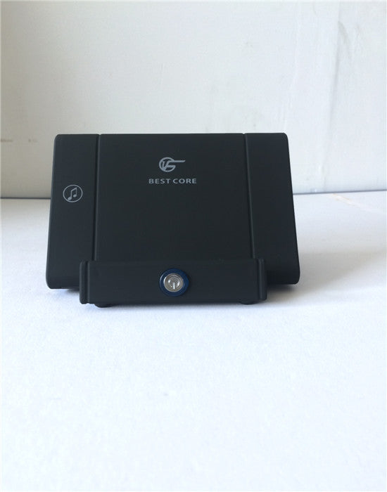 Smart Bluetooth speaker with compact wireless audio design and built-in controls
