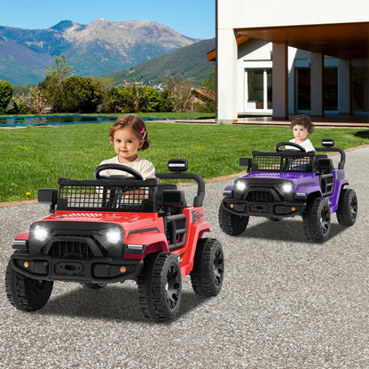 12V kids ride-on truck from GBruno Store with electric battery-powered design and realistic truck features.