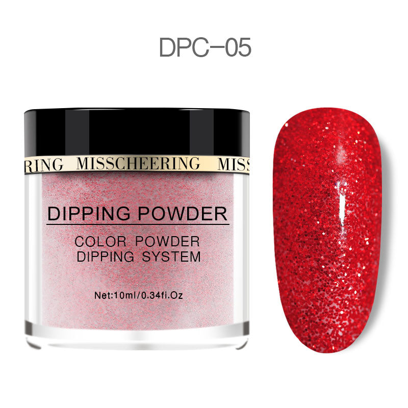 Laser glitter nail powder by My Store in shimmering multicolor finish for nail art and manicures