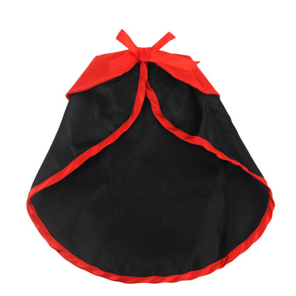 Halloween warm pet cloak for dogs and cats, featuring a cozy festive design