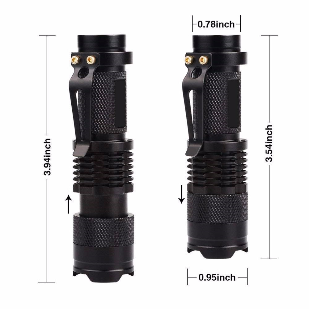 395nm 365nm flashlight detection light emitting ultraviolet beams in a compact handheld design
