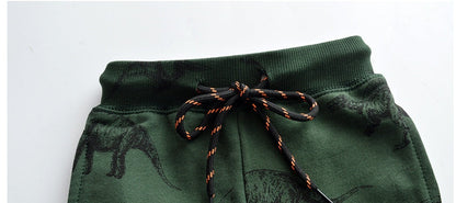 Children's knitted trousers in soft fabric, front view by My Store
