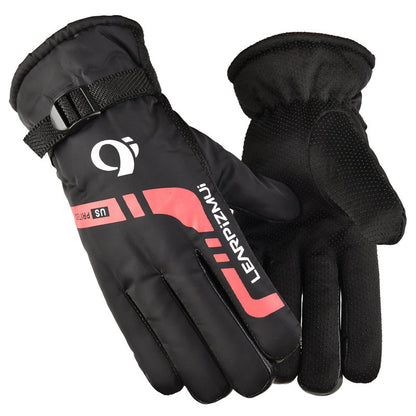 Men's warm gloves by My Store, insulated winter design in a close-up product view