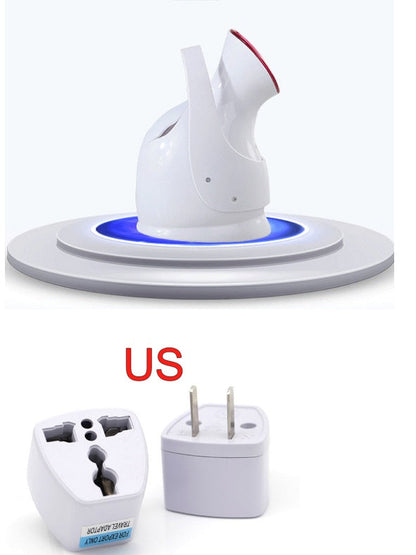 My Store humidifying steaming machine emitting a fine mist for indoor air moisture