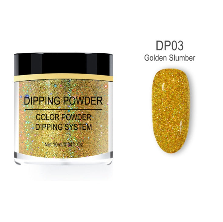 Laser glitter nail powder by My Store in a shimmering holographic finish