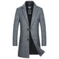 Thick wool winter overcoat from BACKUPMYFILESNOW® featuring a classic design and warm, cozy fabric for cold weather.