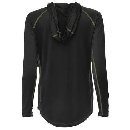 GameGuard Caviar Ladies' Performance Hoody back view, showcasing the stylish design and comfortable fit of the performance tee.