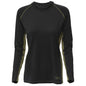 GameGuard Caviar + Olive ladies' performance hoody, front view showing fitted design and breathable fabric for activewear.