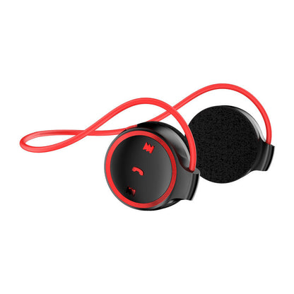 Bluetooth bone conduction headphones handsfree call headset, black open-ear design