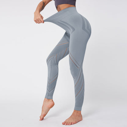 Seamless yoga pants running leggings, fitness pants in a sleek athletic design