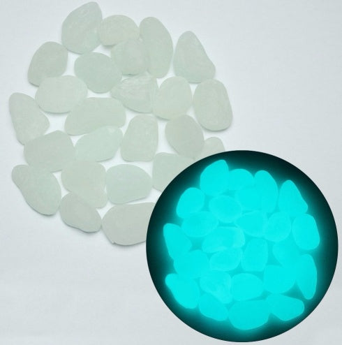 Glow in the Dark Rocks by My Store, colorful luminous decorative stones emitting a soft glow