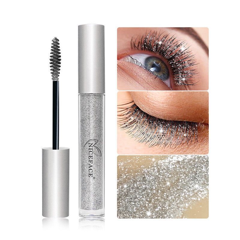 Diamond shimmer mascara wand with sparkling black formula by My Store