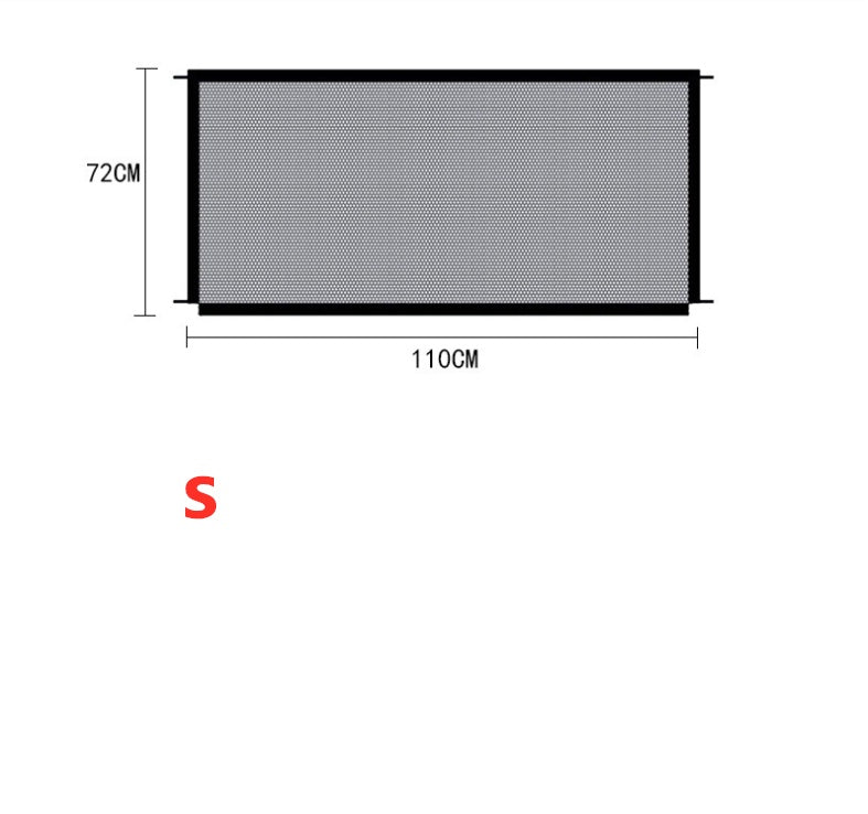 Nylon foldable pet protection fence for dog isolation in portable design