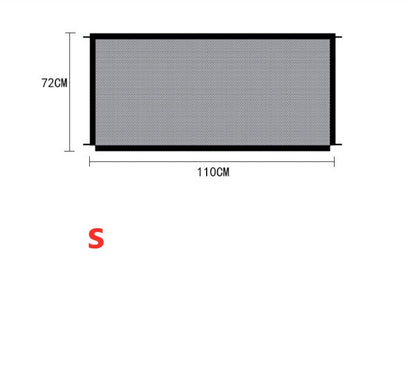 Nylon foldable pet protection fence for dog isolation in portable design