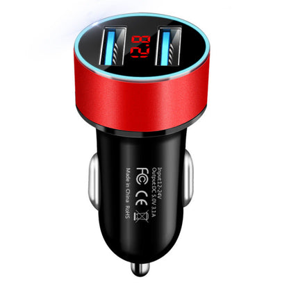 My Store car phone charger displayed in a compact black design with USB charging port