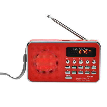 Multi-function card radio portable MP3 music player with built-in small speaker, My Store brand
