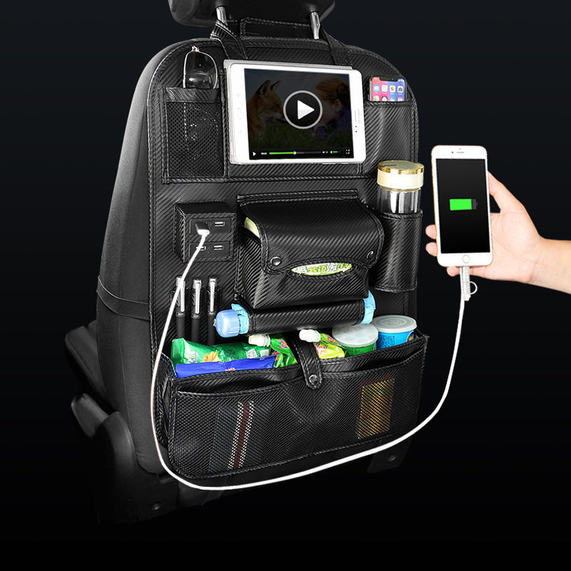 Car backrest storage bag seat, multifunctional storage organizer for vehicle seat, My Store