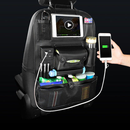 Car backrest storage bag seat, multifunctional storage organizer for vehicle seat, My Store