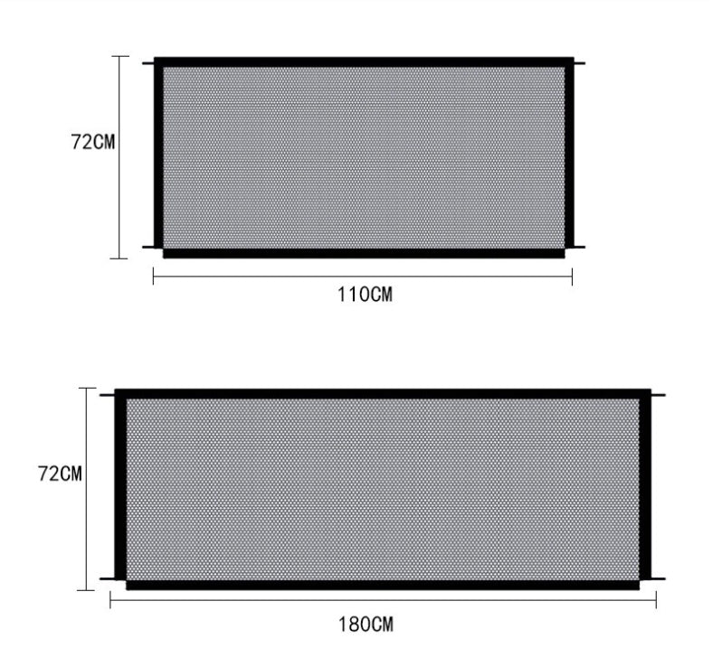 Nylon foldable pet protection fence for dog isolation by My Store