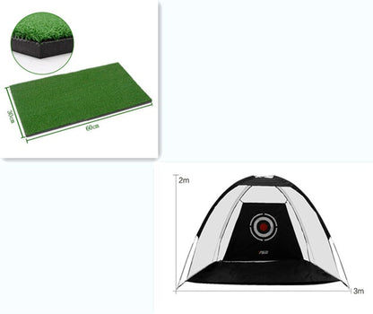 Golf practice net tent hitting cage with mesh design for outdoor garden grassland training