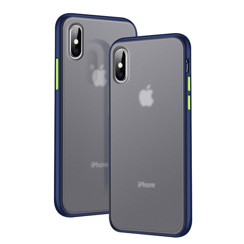 Transparent color contrast iPhone case compatible with Apple, by My Store